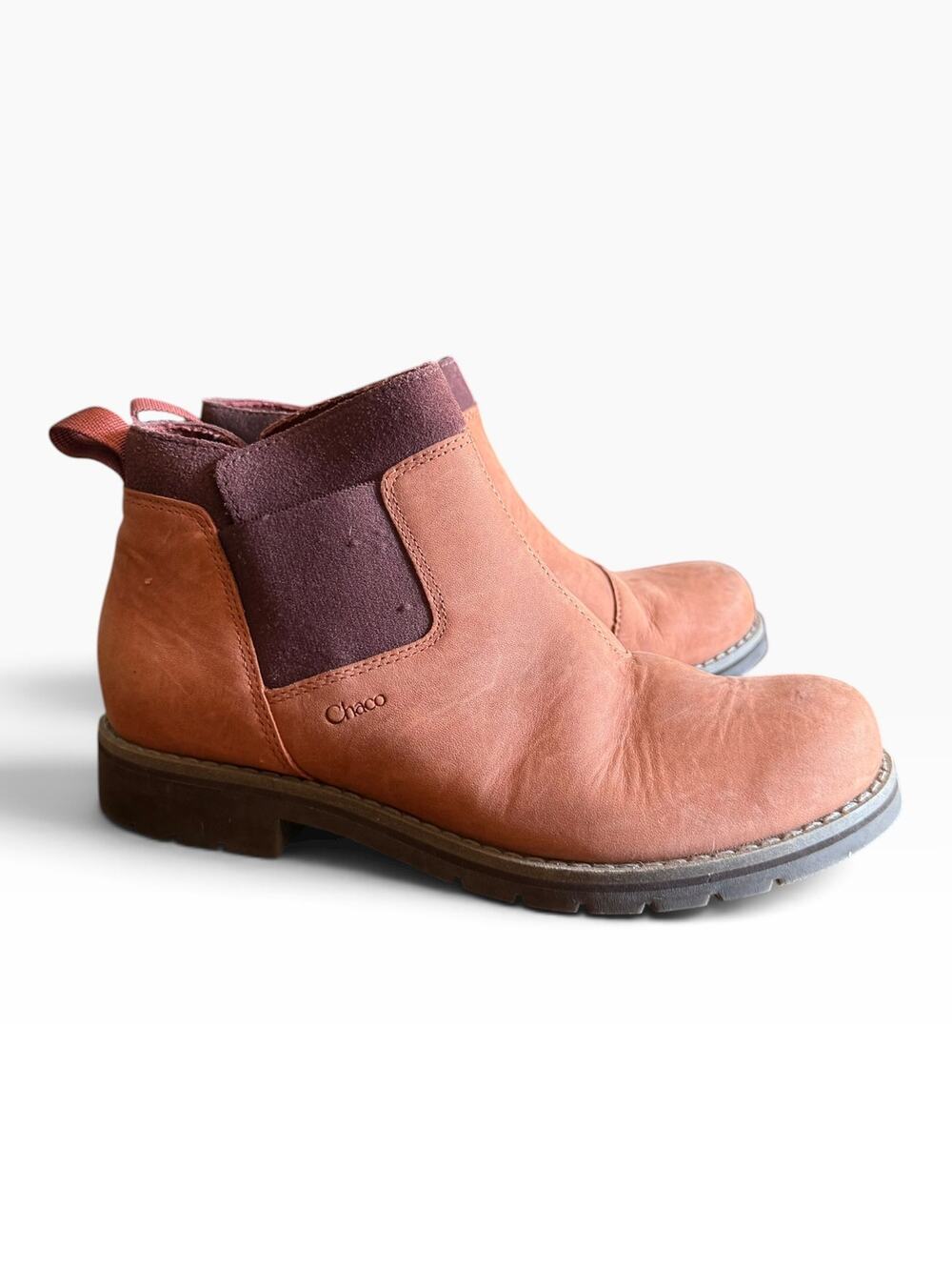 Chaco Cataluna Explorer Chelsea Boots Mahogany Women’s 7.5